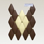 Коричневая обивка