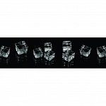 Фартук глянцевый МДФ Кубики льда