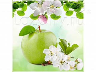 Защитное стекло Весенние яблоки для кухни
