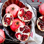 Защитное стекло Натюрморт с гранатами для кухни