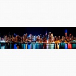 Фартук МДФ Огни ночного города 3