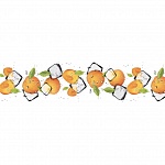 Фартук глянцевый МДФ Апельсины