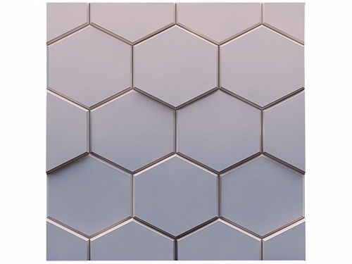 Панель 3D гипсовая Шестигранник