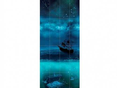 Панель ПВХ Звездное сияние (узор 5)