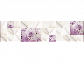 Фартук МДФ Кафель Роза