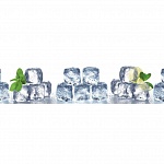 Фартук глянцевый МДФ Кубики льда 3