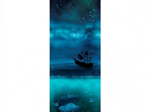 Панель ПВХ Панда Звездное сияние (узор 2)