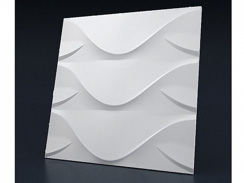 Панель 3D гипсовая Рипл