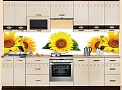 Фартук МДФ Подсолнухи