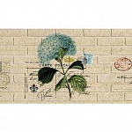 Фартук МДФ Почтовая карта с тиснением под кирпич