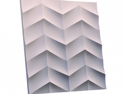 Панель 3D гипсовая Мелкая лесенка