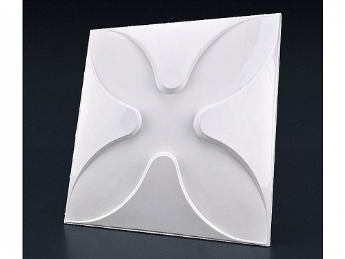 Панель 3D гипсовая Четырехлистник