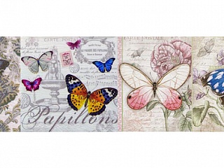 Фартук МДФ Баттерфляй с тиснением под дерево