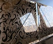Плитка зеркальная треугольная бронзовая Алладин