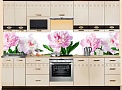 Фартук МДФ Пионы