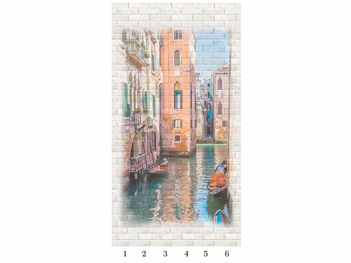 Панель ПВХ Панда Состаренный Кирпич (рис.3)