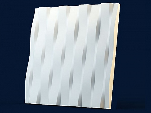 Панель 3D гипсовая Бриз