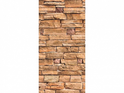 Панель ПВХ Камень терракот