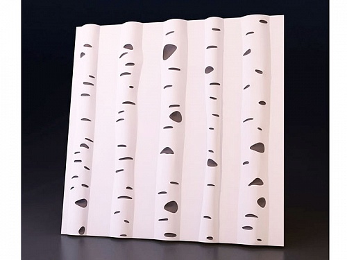 Панель 3D гипсовая Березки