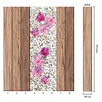 Влагостойкий 3D пол Орхидея