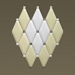 Белая обивка, глянцевая