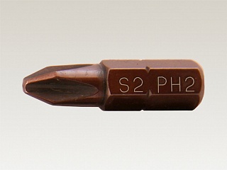 Насадки-биты S2 non-slip - 20 шт. (PH2 x 25 мм)