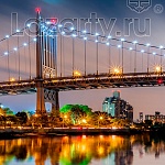 Защитное стекло Мост через Ист - Ривер для кухни