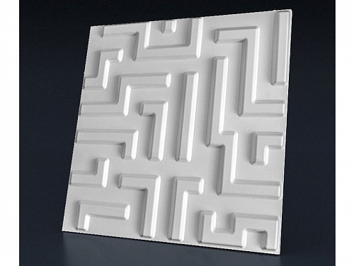 Панель 3D гипсовая Мейз