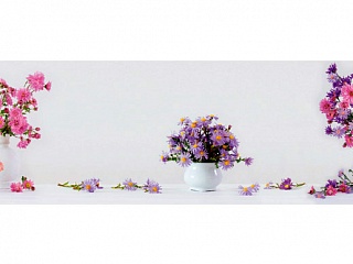 Фартук МДФ Цветочная симфония