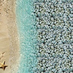 Влагостойкий 3Д пол Пляж