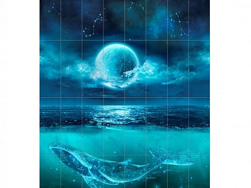 Панель ПВХ Звездное сияние (узор 6)