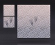 Панель 3D гипсовая Золотые джунгли