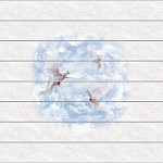 Потолочная панель ПВХ Unique Голуби