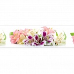 Фартук глянцевый МДФ Цветы 2