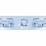 Фартук глянцевый МДФ Кубики льда 2