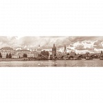 Фартук матовый МДФ Старый город