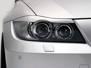Реснички на фары для BMW E90