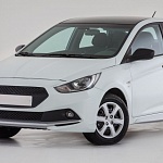 Накладка на фару Hyundai Solaris